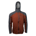 front view of men's ultralight rain jacket