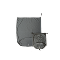 front view of empty storage sack & compression bag for down sleeping bag