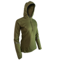 Angled front view of women's Ventus Active hoodie
