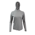 Ultralight synthetic hoodie with a hood, displaying true flat-lock seams and a minimal clean collar.