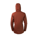 back view of the hooded jacket